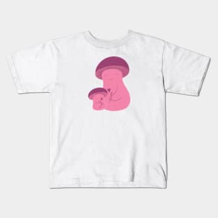 Love mushroom mum and kid Kids T-Shirt